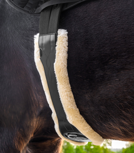 Waldhausen Ledersattelgurt mit ECO Wool