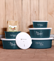 kleine Futterschale mit Deckel